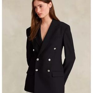 Ralph Lauren Ralph Lauren Wool Blend Double Breasted Blazer